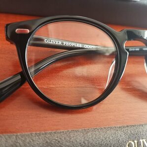 高級*イタリア製★「OLIVER PEOPLES/オリバーピープルズ」伝説の大人気作・OV5186・ボストン・メガネフレーム・黒の画像5