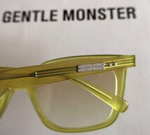 新品未使用※人気モデル*GENTLE MONSTER・ジェントルモンスター Mondo　登坂広臣 BTS 愛用・サングラス・イエロー_画像4