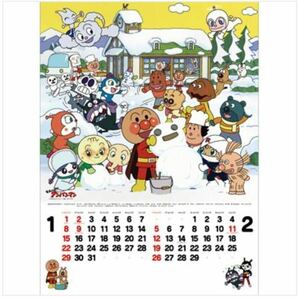 アンパンマン 2012年 カレンダー CL-170 壁掛けカレンダー アニメ ポスター シール付きの画像2