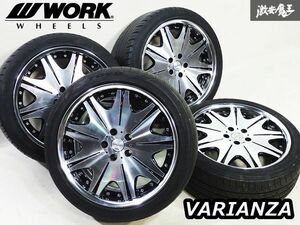 *WORK Work VARIANZAva Lien tsaVAD 19 -inch 8J+45 9J+42 5H PCD114.3 wheel 4 pcs set tire attaching Crown Celsior Mark X