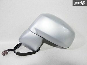 日産 純正 C11 ティーダ ドアミラー サイドミラー 電動格納 5ピン シルバー系 左側 左 助手席 即納