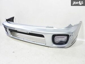 Subaru Genuine GDB Impreza WRX STI Btype 丸目 前期 フロント Bumper 01G プレミアムSilver Metallic オプション フォグCoverincluded