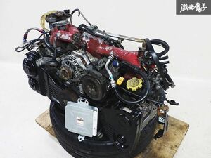 実動外し!! Subaru Genuine GDB Impreza WRX STI Btype 丸目 前期 EJ20 turbo 6MT チューニング engine 本体 補器類 機械類 ECUincluded