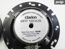 保証付 音OK Clarion クラリオン 16cm 2WAY セパレート スピーカー ツイーター 左右 セット SRT1600S 即納_画像8