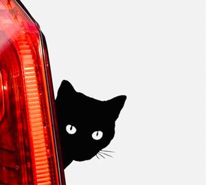 猫 ネコ ねこ 黒猫 ステッカー 車 かわいい おしゃれ 黒 ブラックシール