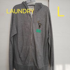 LAUNDRY　スウェットパーカー　LARGE