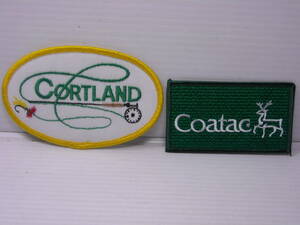 コートランド　CORTLAND　コータック　Coatac 　ワッペン 　セット