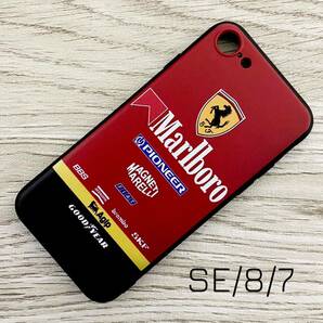 マールボロ フェラーリ iPhone 8 / 7 / SE ケース F1 Ferrari マルボロ プロスト アレジ シューマッハ スマホの画像1