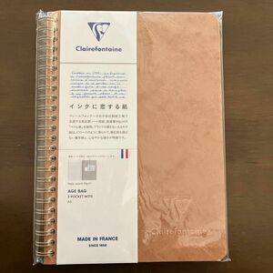 フランス製 海外 輸入 ノートClairefontaine アージュバッグ AGE BAG 3ポケット付ノート A5