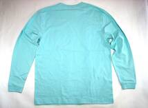 新品　LIFE MAX 6.2オンス ヘビーウェイト ロングスリーブTシャツ　Sサイズ　青　水色　丸首 長袖 パステルカラー シャツ_画像4