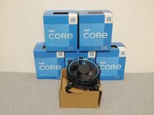 *.Intel original CPU cooler,air conditioner CPU less FAN only unused LGA1700 Core i5-13500 for 5 piece set *.