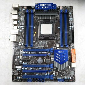 マザーボード / CPUセット (MSI X79A-GD65(8D) / INTEL Core i7 - 3820) ジャンク P64759