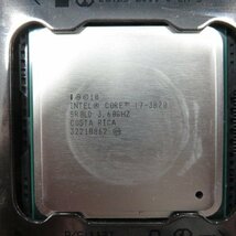 マザーボード / CPUセット (MSI X79A-GD65(8D) / INTEL Core i7 - 3820) ジャンク P64761_画像2