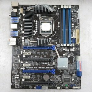 マザーボード / CPUセット (ASUS P8P67 WS REVOLUTION / INTEL Core i7 - 2600S) ジャンク P64755