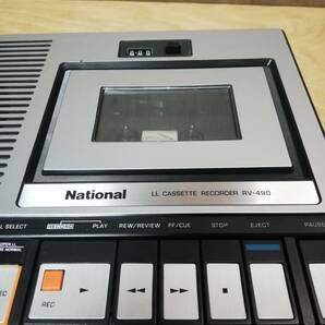 NATIONAL カセットレコーダー LL CASSETTE RECORDER ナショナル 松下電器 MODEL NO. RV-490 の画像6