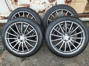 9.5J+40　20インチ 4本 4本同サイズ　245/45R20タイヤ付溝あり☆AVS F15 FORGEDヨコハマ☆最終値下げ☆