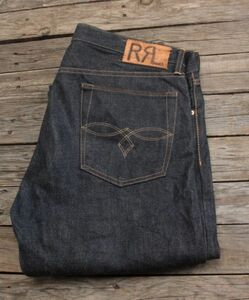 RRL LOW STRAIGHT RIGID DENIM (JAPAN WOVEN SELVEDGE DENIM) 表36×34