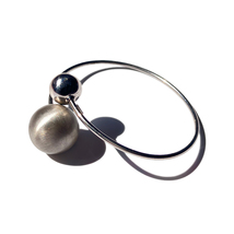 UNOAERRE ITALY Silver 925 Double Ball Bangle × Ring Set　ウノアエレ　シルバーバングル　リング_画像2