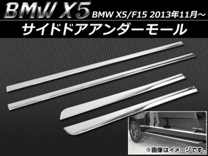 サイドドアアンダーモール BMW X5/F15 2013年11月～ ABS樹脂 APSINA-X5BD-TRM 入数：1セット(4個)
