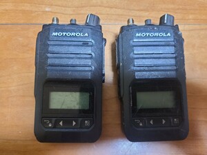 MOTOROLA/MiT3000　2台セット/デジタル簡易無線機/モトローラ　登録局 