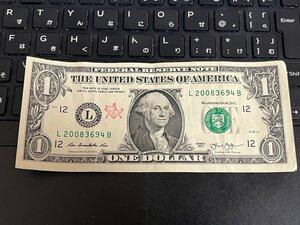 アメリカ 1ドル 紙幣 フリーメイソン ジョージワシントン J　秘密結社 １ドル札 フリーメーソン イルミナティ アノニマス 財布のお守りに