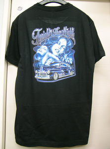 ローライダー Tシャツ黒 85 ミューラル インパラ アメ車 1946 1947 1948 フリートライン　ボム チカーノ メキシカン