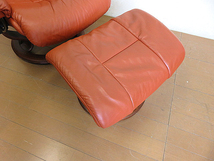 EKORNES/エコーネス ストレスレスチェア+オットマン 「レノ」 Mサイズ 　北欧/本革パーソナルチェア/リクライニングチェア_画像6