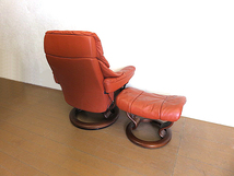 EKORNES/エコーネス ストレスレスチェア+オットマン 「レノ」 Mサイズ 　北欧/本革パーソナルチェア/リクライニングチェア_画像9