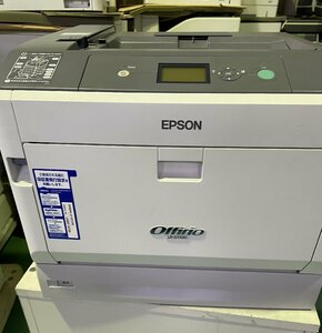 EPSON　A3カラーレーザー　LP-S7100　90053枚　動作OK/トナードラム付属/ロゴ部印字不良