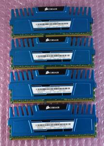 ■CORSAIR VENGEANCE Series デスクトップ用 DDR3 メモリー 合計32GB 8GB×4枚 PC3-12800 [CMZ8GX3M2A1600C9]■