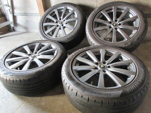 MANARAY SPORT ES G10 (GM) (18x8+35 5H/114,3) バリ溝(BS Playz PX-RVⅡ/2021) 235/50R18 アルファード ヴェルファイア 他にも 格安売切り