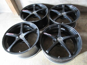 軽量&稀少モデル4本set!! Racing SPARCO (黒) (17 x7+33 x8+42 5H/114,3) RX-7 スカイライン シルビア ローレル 180SX マークⅡ チェイサー