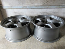 日産 BNR32 スカイライン GT-R GTR 純正 (16x8+30 5H/114,3) (FORGED) 2本set!! ドリ車 サーキット 峠 流用にも!! シルビア 180SX ローレル_画像9