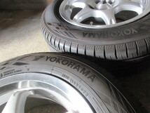 稀少サイズset,必見!! lndiama Polis 500 (15x7+25 5H/114,3) バリ溝(YK BluEarth-GT AE51/2023) 195/65R15 スカイライン シルビア 180SX _画像4