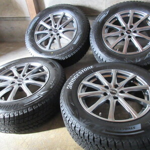 冬用set!! MANARAY SPORT EuroSpeed (GM) (17x7+38 5H/114,3) バリ溝(BS DM-V3/2020) 225/65R17 RAV4 ハリアー LEXUS NX RX エクストレイルの画像1