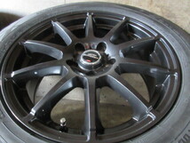 冬用set!! A-TECH SCHNEIDER (黒) (17x7+38 5H/114,3) バリ溝(DL SJ8) 225/60R17 30系 アルファード ヴェルファイア エクストレイル 他にも_画像5