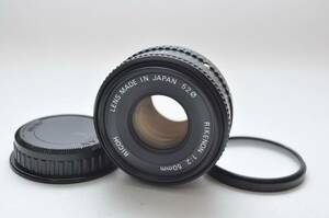 ★極上美品★RICOH リコー XR RIKENON 50mm F2 Kマウント #A024