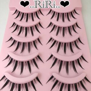  Korea manner! clear axis bundle feeling 3D mink eyelashes extensions 5 pair 