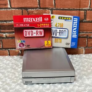 DVDドライブ　DVR-UEN18GLV(記録用メディア付き)