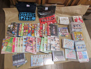 ハロプロ Hello! Project 等 他 DVD 34本 CD 69枚 イベントTシャツ 2枚