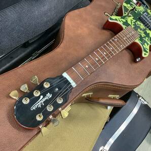 ESP スピーカー付きミニギター Woodstics Guitars WS-MINI Deep Green ＆ Green ALOHA 横山健プロデュースギターの画像3