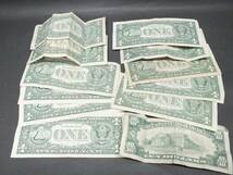 〇アメリカ紙幣 米ドル札 10ドル×1枚・1ドル×11枚 合計21ドル 外国紙幣 現状品_画像2