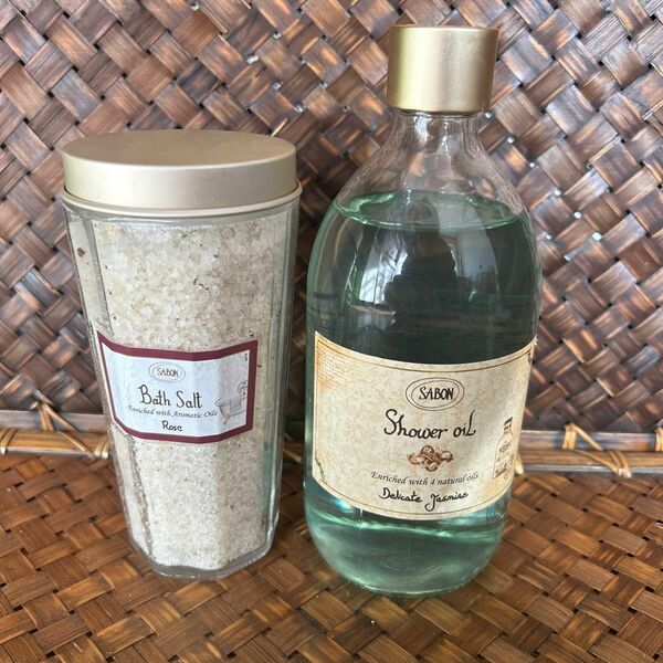 SABON シャワーオイルとバスソルトセット