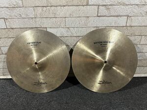 48●〇 Zildjian TOP/BOTTOM NEW BEAT HI HAT 14/36cm 2枚セット / ジルジャン ハイハットシンバル 〇●