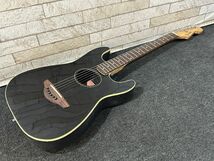 123●〇 Fender Stratacoustic ストラト型エレアコ アコースティックギター / Stratocaster フェンダー エレアコ ギター 〇●_画像1