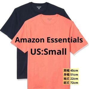 【1点限り☆】Amazon Essentials クルーネック 半袖 2枚セット 未使用品 ポケット付き Tシャツ