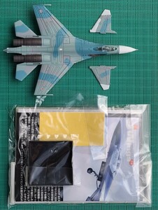 【美品】 希少　カフェレオ　世界の主力戦闘機　1/144 SU-27 FLANKER フランカー　Jウイング 迷彩