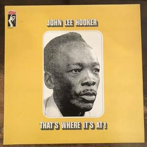 ■JOHN LEE HOOKER ■ジョン・リー・フッカー ■That’s Where It’s At! / 1LP / Stax Records / ブルース名盤 / レコード / アナログ盤 /