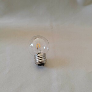 調光器対応 フィラメント ガラス球 エジソンバルブ LED シングル EDISON BULB SINGLE エジソン電球 E26 クリアガラス エジソン レトロ 暖色