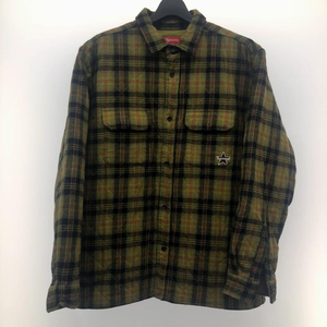 【中古】Supreme Quilted Plaid Flannel Shirt[240066108046]